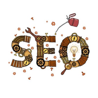 SEO concept retro symbol