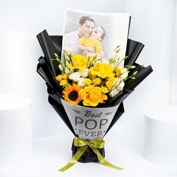 Personalised Flower Bouquet For Father