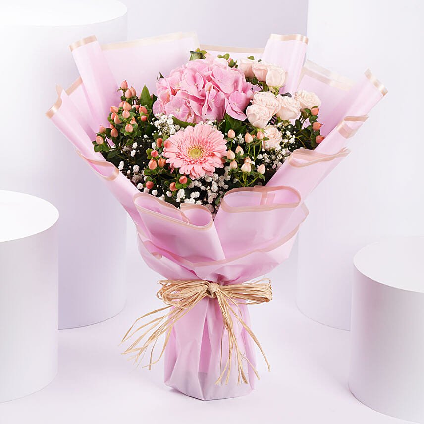 Pink Beauty Flower Bouquet