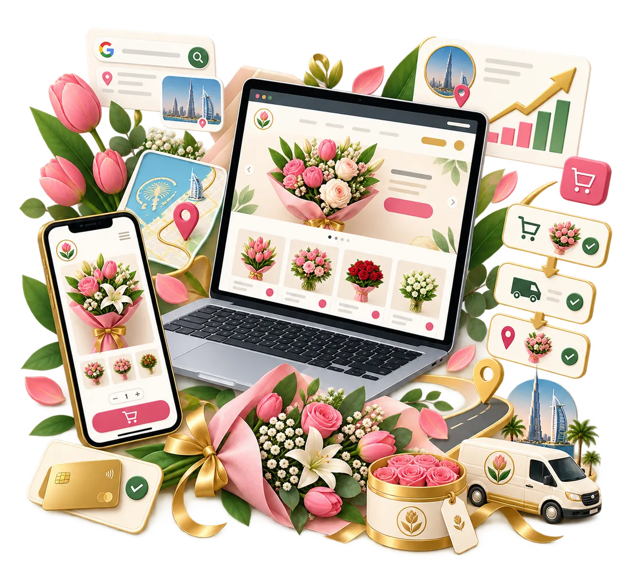 Why Choose Florist Fusion for Website Development in Dubai