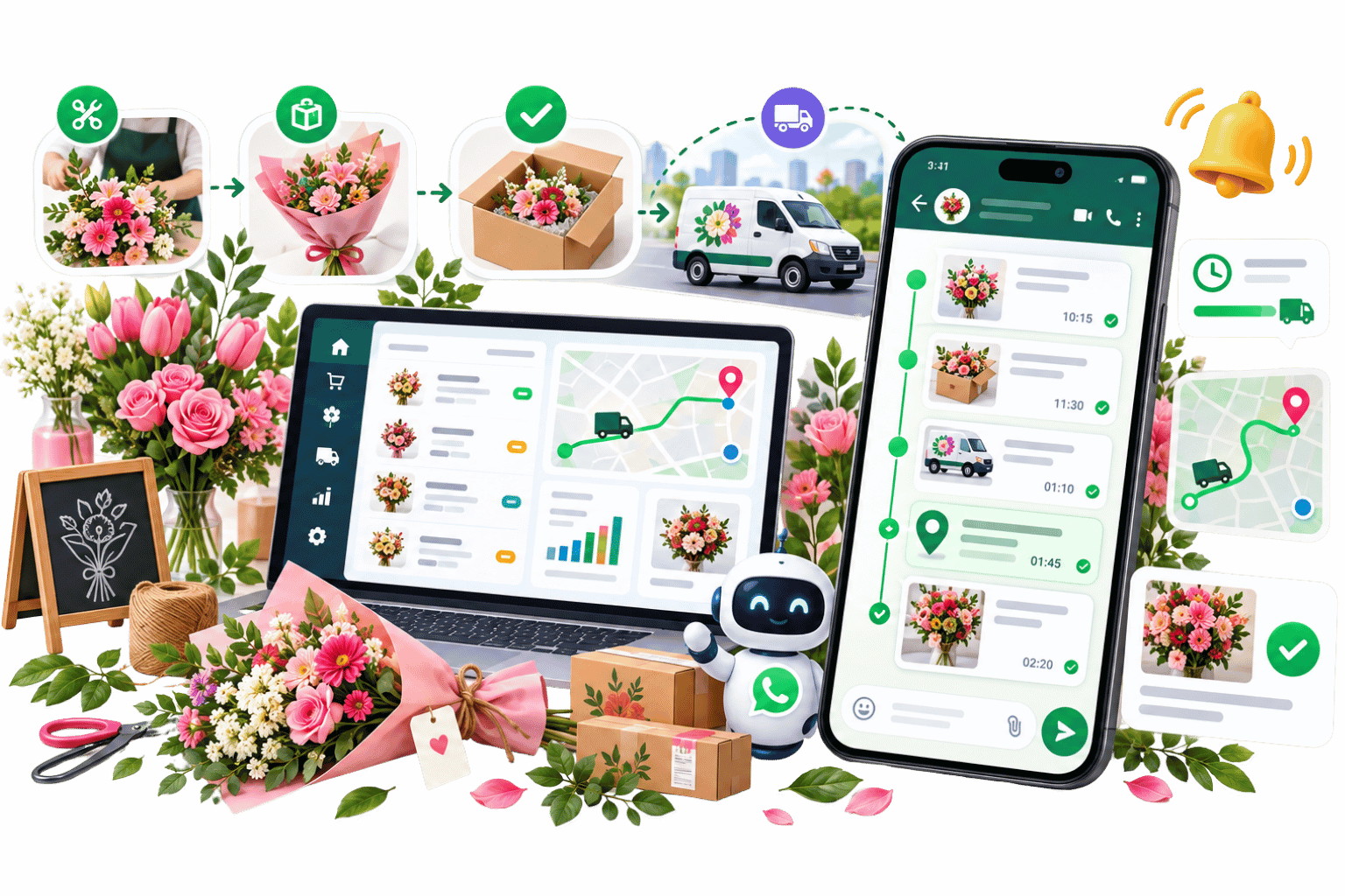 WhatsApp Delivery Notifications